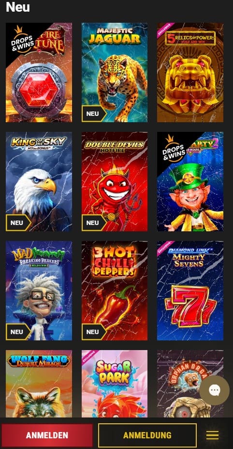 Mobile page Casinoly Casino