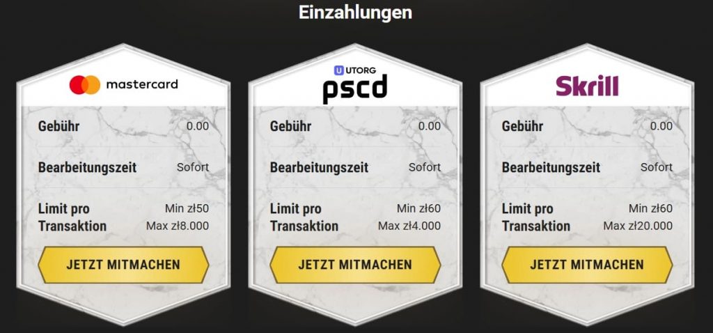 Payments Casinoly Casino