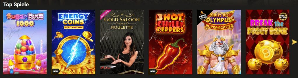 Top Games Casinoly Casino